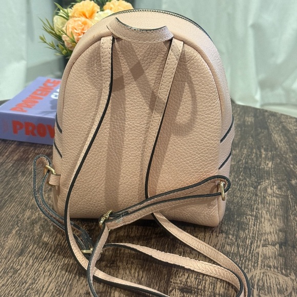 Borse in Pele Genuine Leather Elegant Pink Backpack - Picture 3 of 9